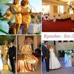 фото Живые статуи Золотых Купидонов на свадьбу, юбилей, промо-акцию и т.д.