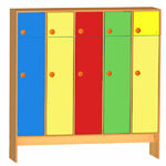 фото Шкаф для детского сада для одежды
