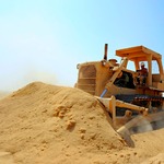 фото Песок карьерный мытый навалом с доставкой